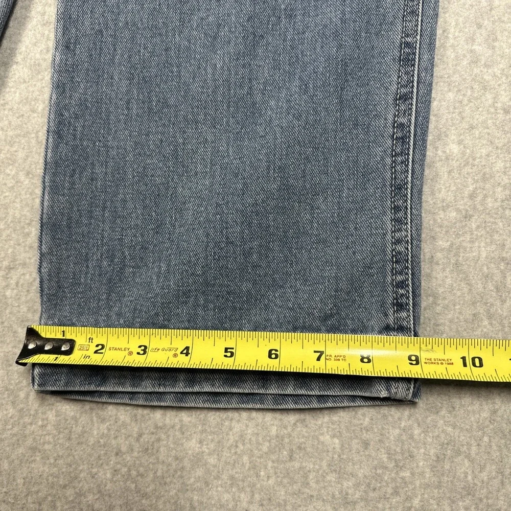 Vintage Old Navy Painters Jeans Men's 33x32 Blue Grunge Baggy Skater Workwear